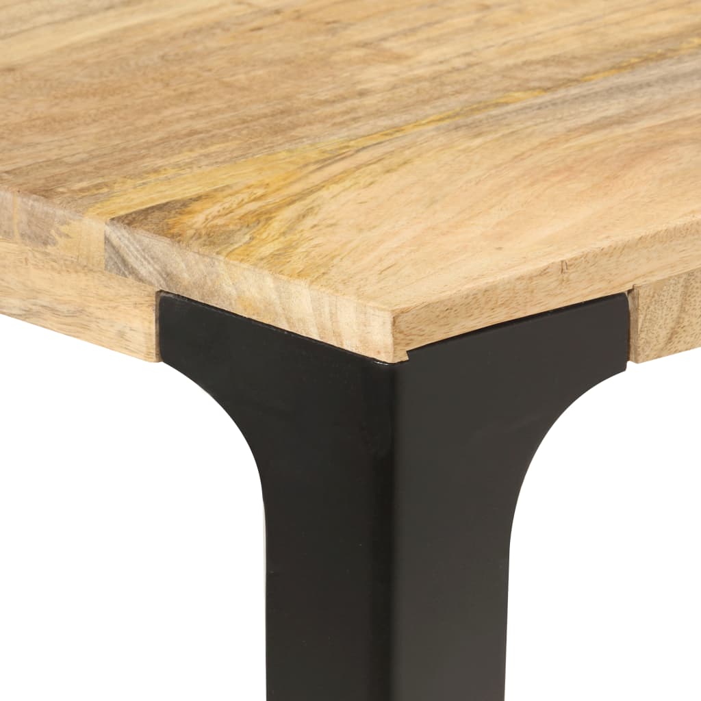 Mesa De Comedor De Madera Maciza De Mango 160x80x76 Cm_1