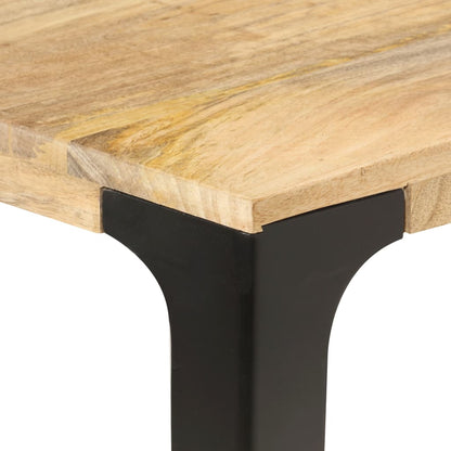 Mesa De Comedor De Madera Maciza De Mango 160x80x76 Cm_1