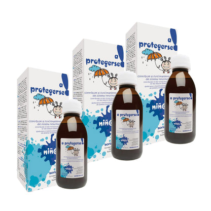 Pack 3x Jarabe infantil "A protegerse" Soria Natural, 150 ml