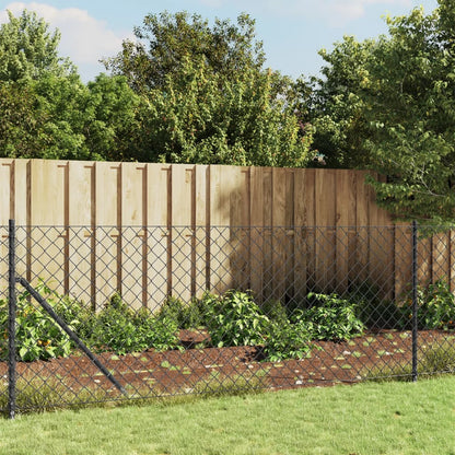 Cerca De Alambre Con Brida Gris Antracita 1x10 M / Vetonek_4
