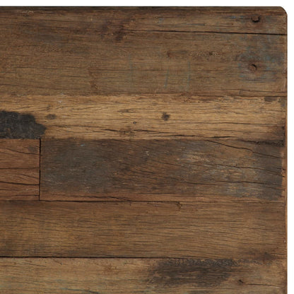 Mesa De Centro De Opio Madera Reciclada Y Acero 110x60x35 Cm_2