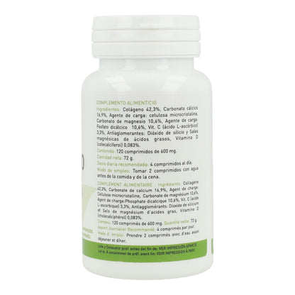 Colágeno con magnesio, vitamina C y D Plantapol  120 comprimidos