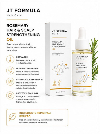 Aceite Fortalecedor Para El Cabello Y El Cuero Cabelludo Con Romero_1