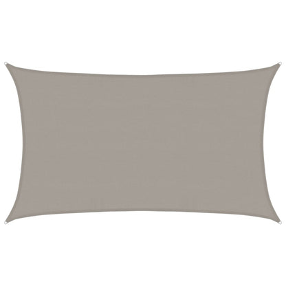 Toldo De Vela Rectangular Hdpe Gris Claro 160 G/m² 5x8 M_0