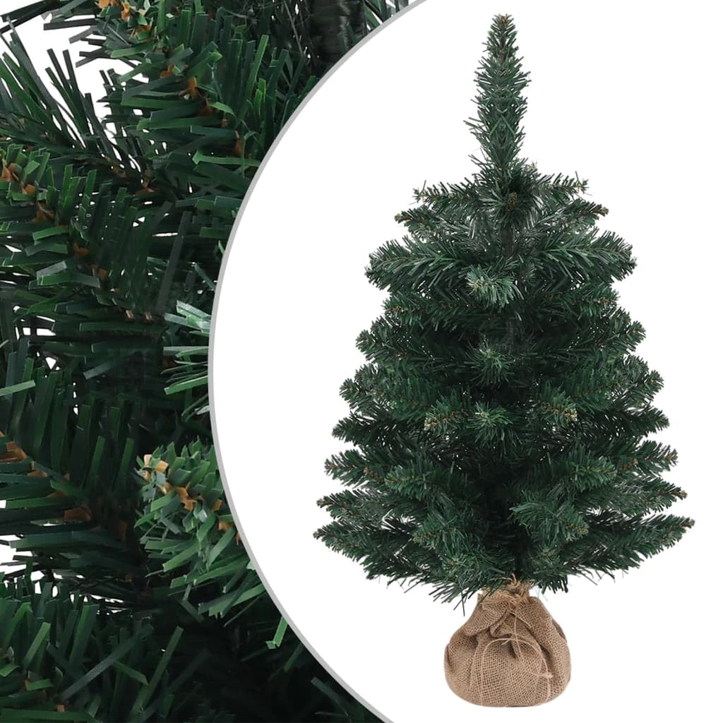 Vidaxl Árbol Navidad Artificial Con Soporte Pvc Verde 60 Cm_0