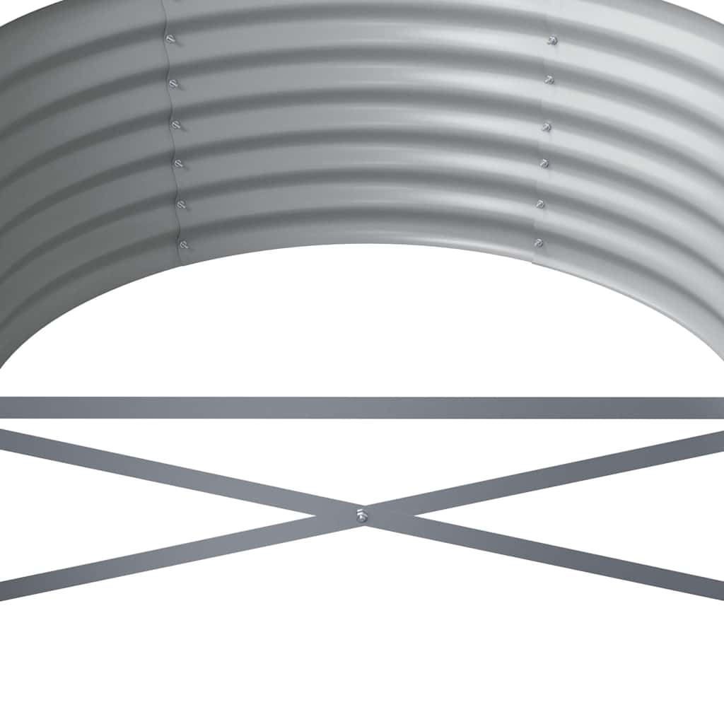 Jardinera Arriate Acero Galvanizado Verde 512x80x36 Cm_4