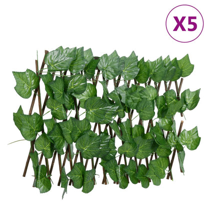 Enrejado Expansible De Parra Artificial Verde 5 Uds 180x20 Cm / Vetonek_4