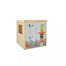 Casita infantil de madera con cortina Indian Soulet