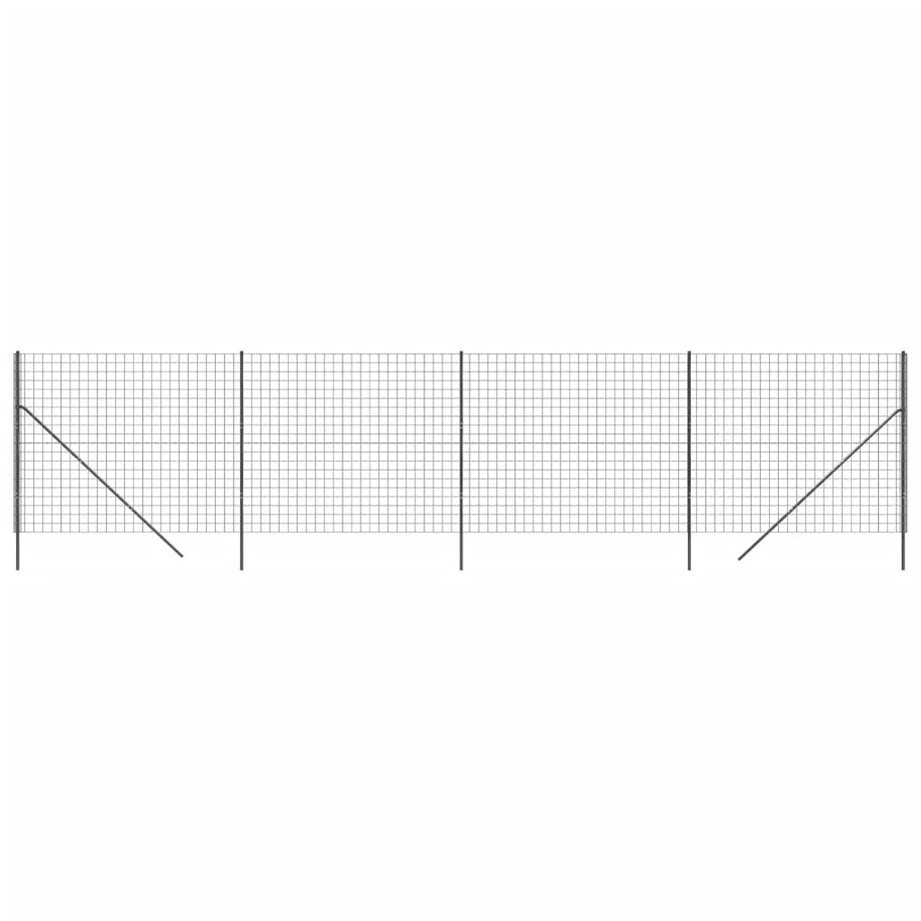 Cerca De Alambre De Acero Galvanizado Gris Antracita 1,8x10 M / Vetonek_2