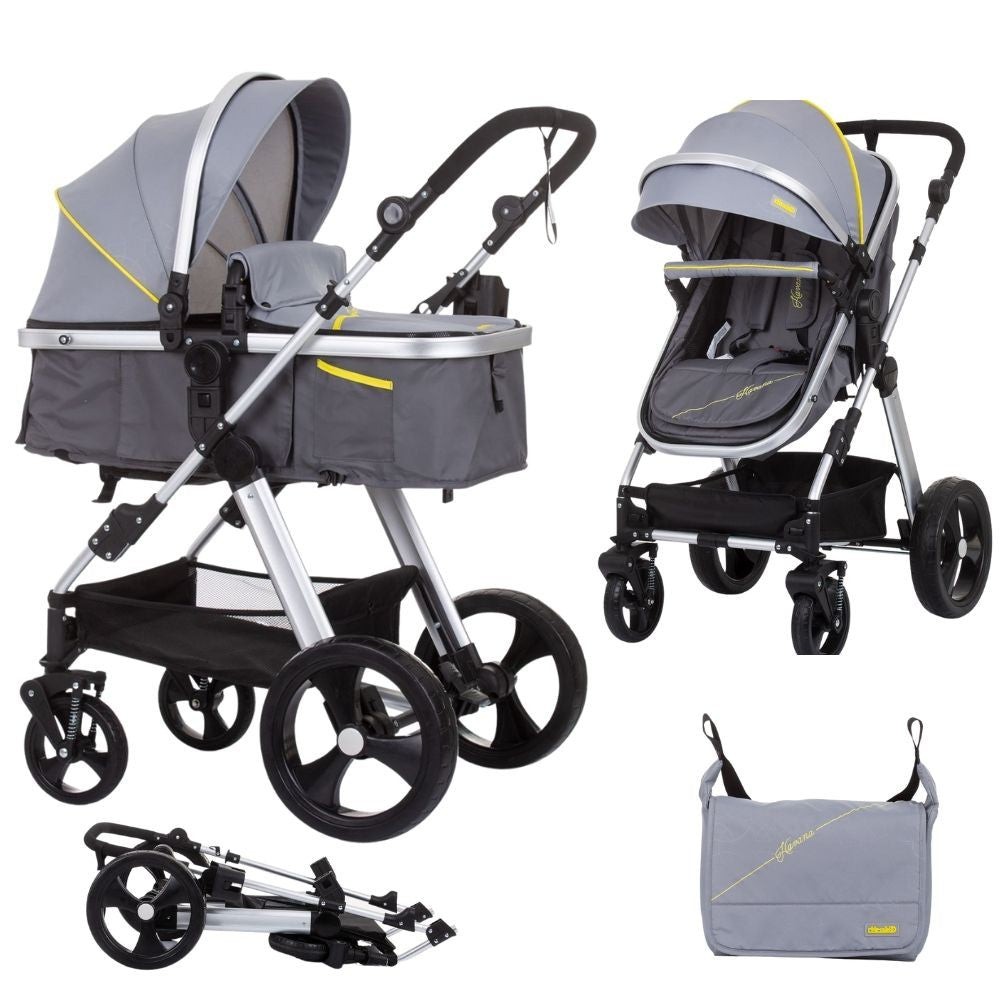 Carrito De Bebé Havana Dúo Convertible Hasta 22 Kg Con Bolso Y Mosquitera Graphite_0