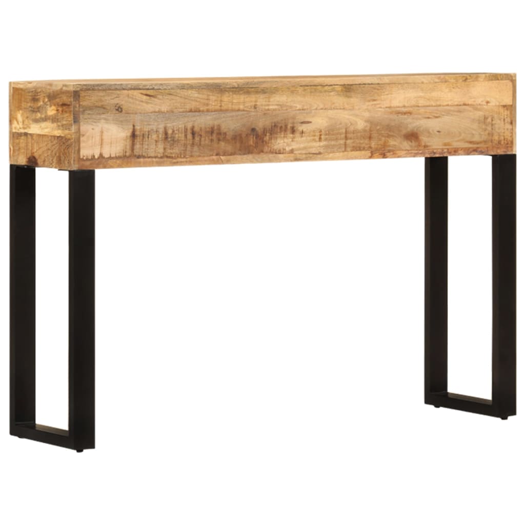 Mesa Consola De Madera Maciza De Mango 110x30x76 Cm_2