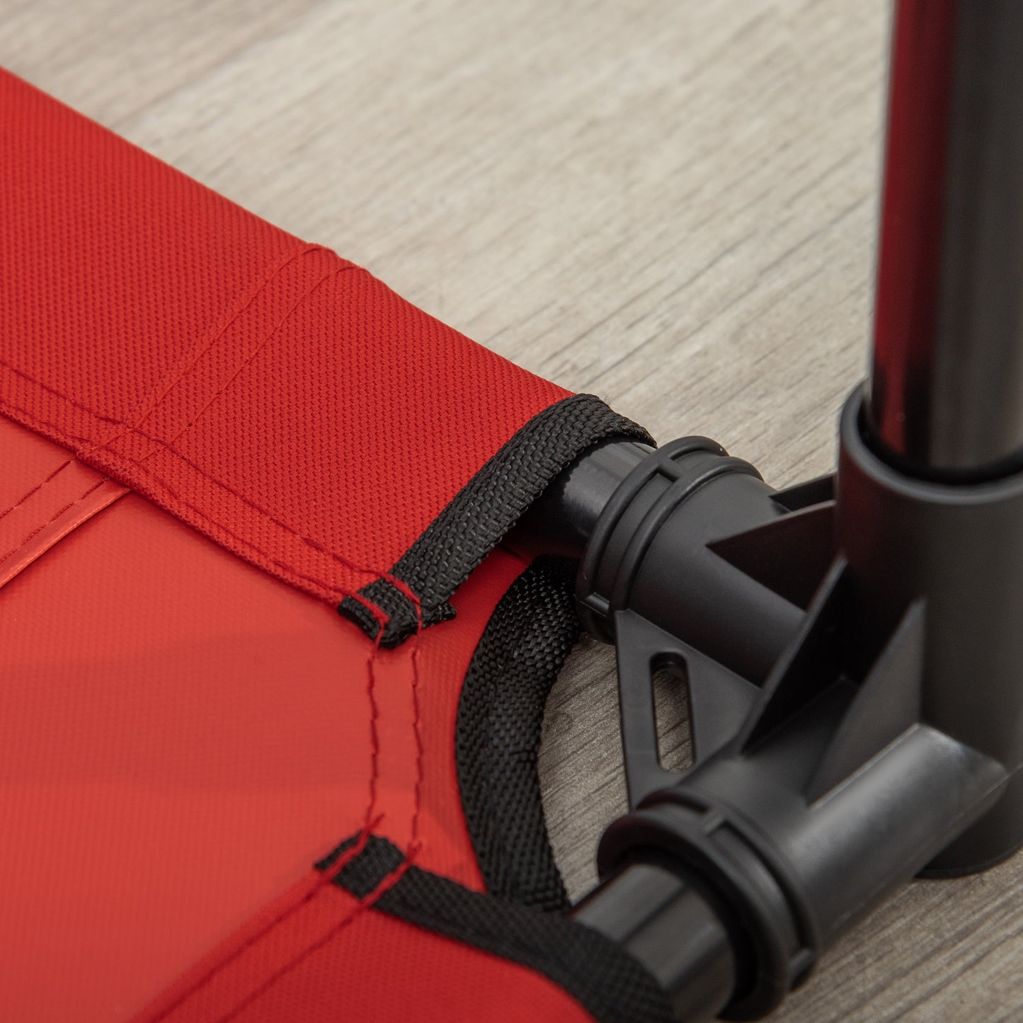 Pawhut Cama Elevada Perros Con Malla Transpirable Tela Oxford 76x61x18 Cm Rojo_4