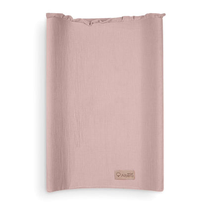 Funda De Cambiador Muselia Algodón 100% Cotton Color Rosa