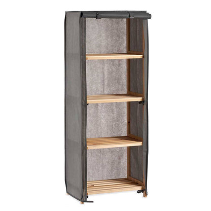 Estantería Tela Gris Kipit – Elegante Y Funcional Para Cualquier Espacio_0