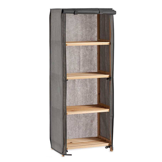 Estantería Tela Gris Kipit – Elegante Y Funcional Para Cualquier Espacio_0