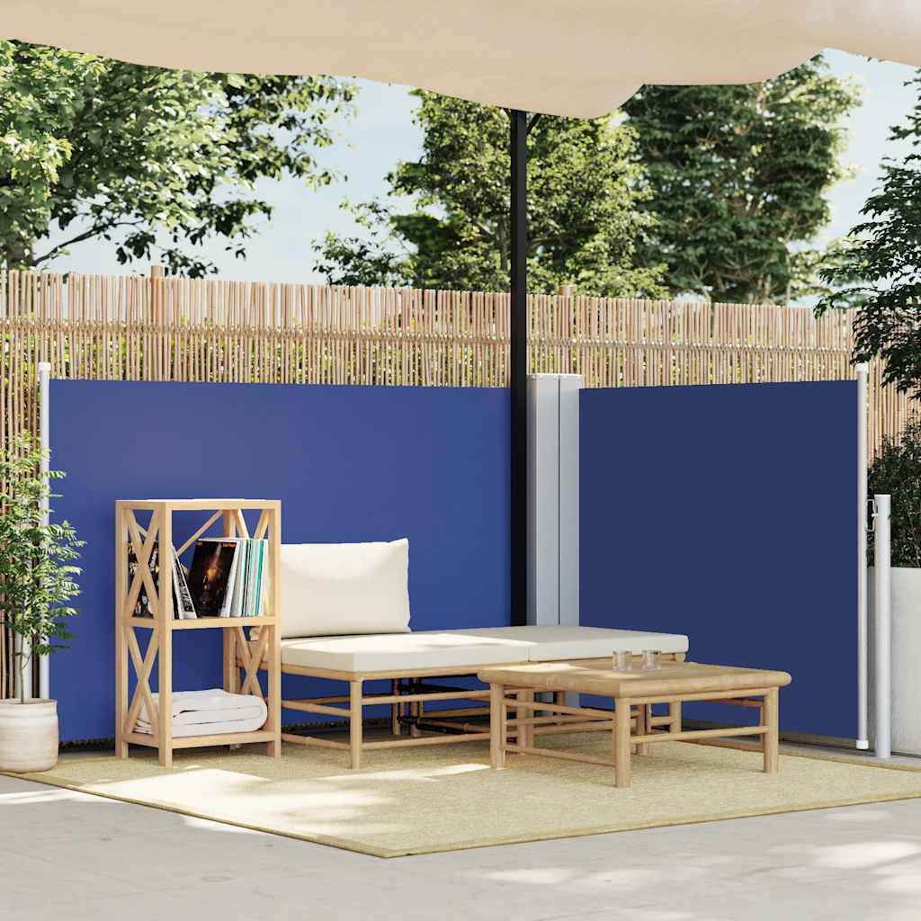Vidaxl Toldo Lateral Retráctil Azul 120x600 Cm_1