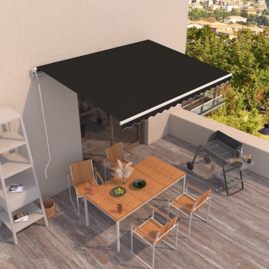 Toldo Retráctil Automático Gris Antracita 450x350 Cm_1