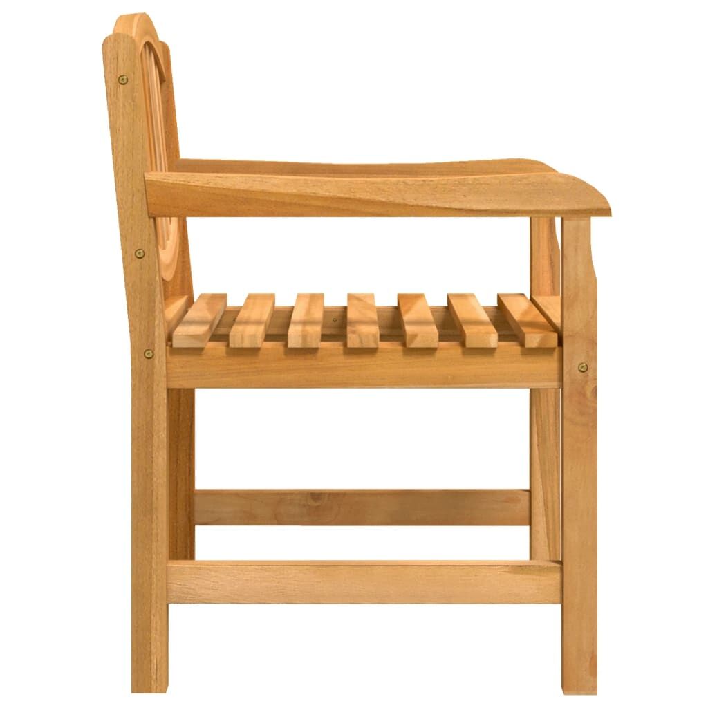 Vidaxl Sillas De Jardín 8 Uds Madera Maciza De Teca 58x59x88 Cm_4