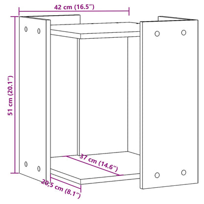 Vidaxl Mueble Arenero Para Gatos Madera Roble Artisian 42x42x51 Cm_2
