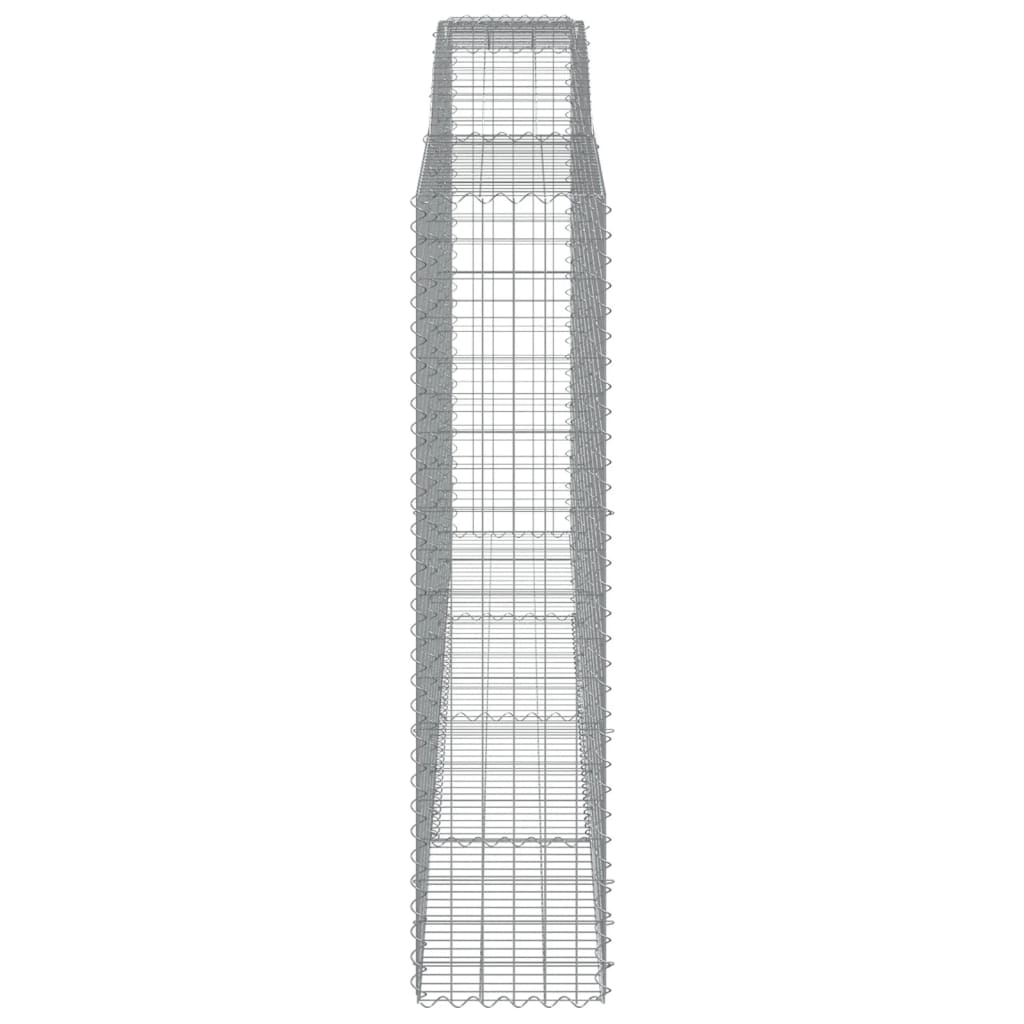 Cestas De Gaviones 6 Uds Forma De Arco Hierro 400x50x200/220 Cm_4