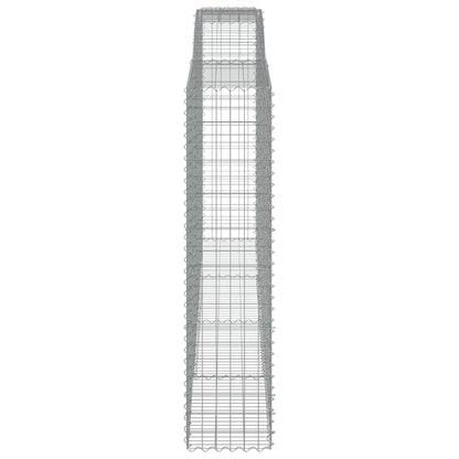 Cestas De Gaviones 6 Uds Forma De Arco Hierro 400x50x200/220 Cm_4