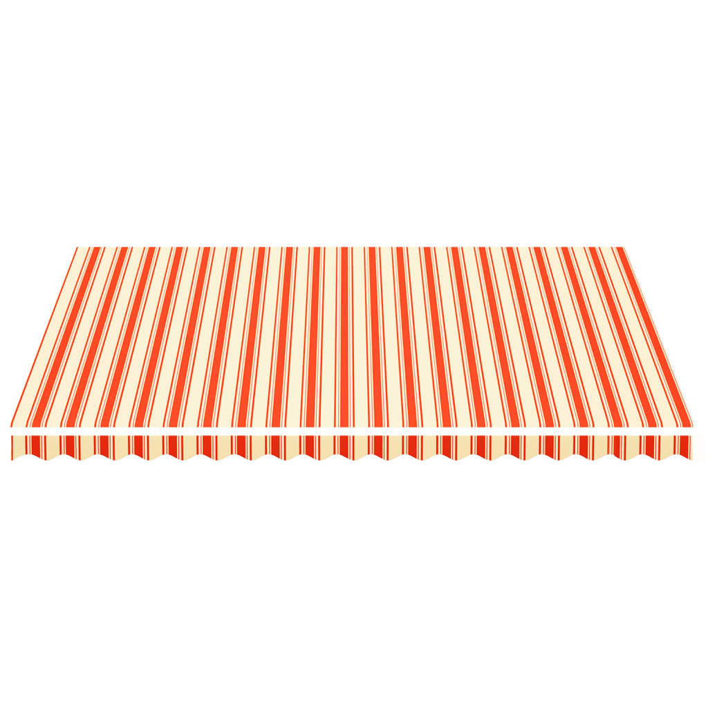 Tela De Repuesto Para Toldo Amarillo Y Naranja 4,5x3,5 M Poliéster_2
