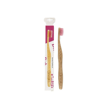 Cepillo Dental Bambu - Rosa, The Humble