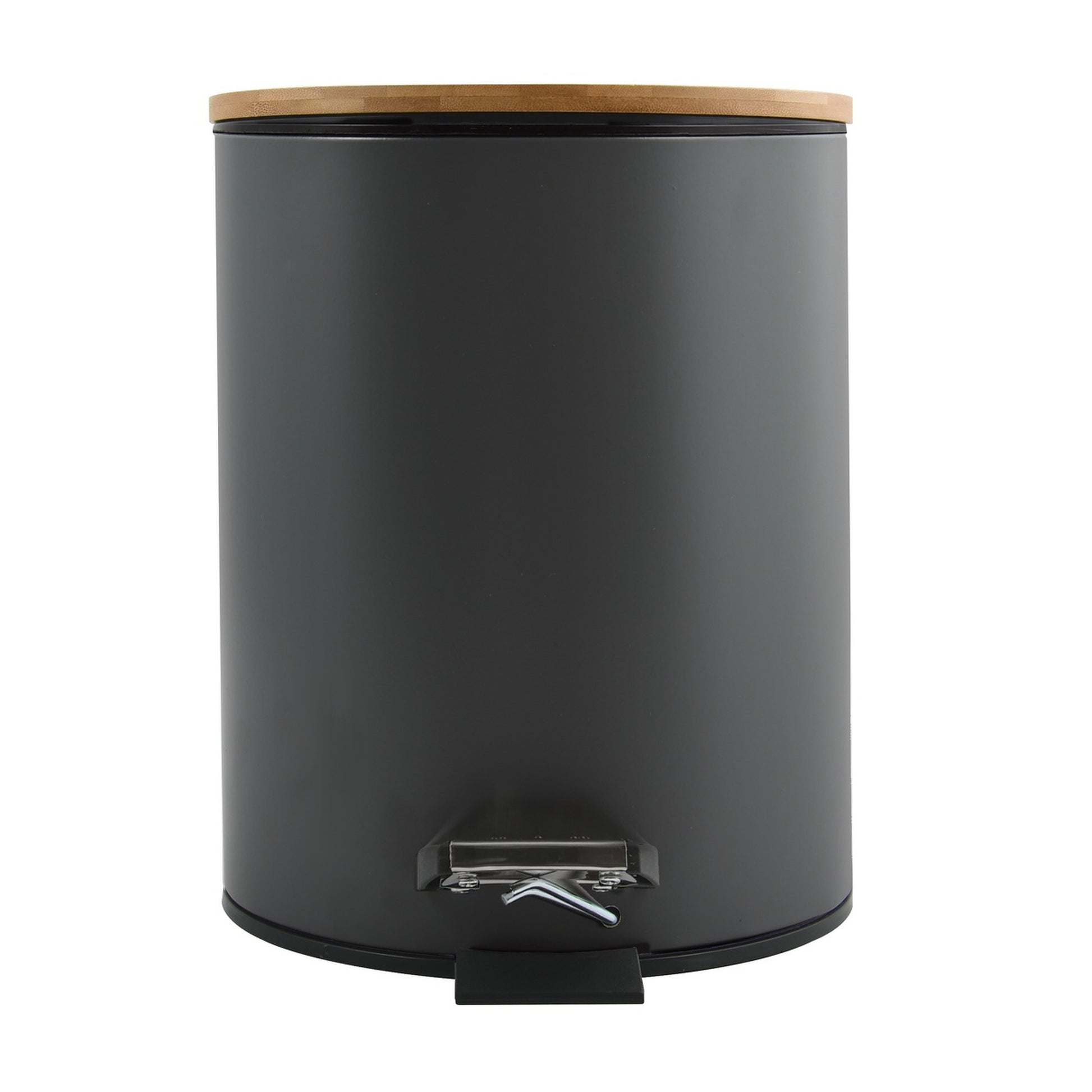 Cubo De Basura Con Pedal Adonis Antracita Mate 5l_0