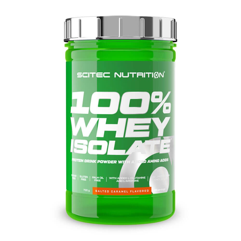 100% Whey Isolate - 700g - Caramelo Salado - Proteína De Aislado De Suero Isolate - Scitec Nutrition_0
