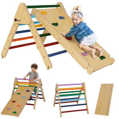 Aiyaplay 3 En 1 Triángulo De Escalada Montessori_0
