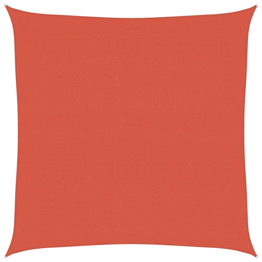 Vidaxl Toldo De Vela Hdpe Terracota 160 G/m² 5x5 M_0