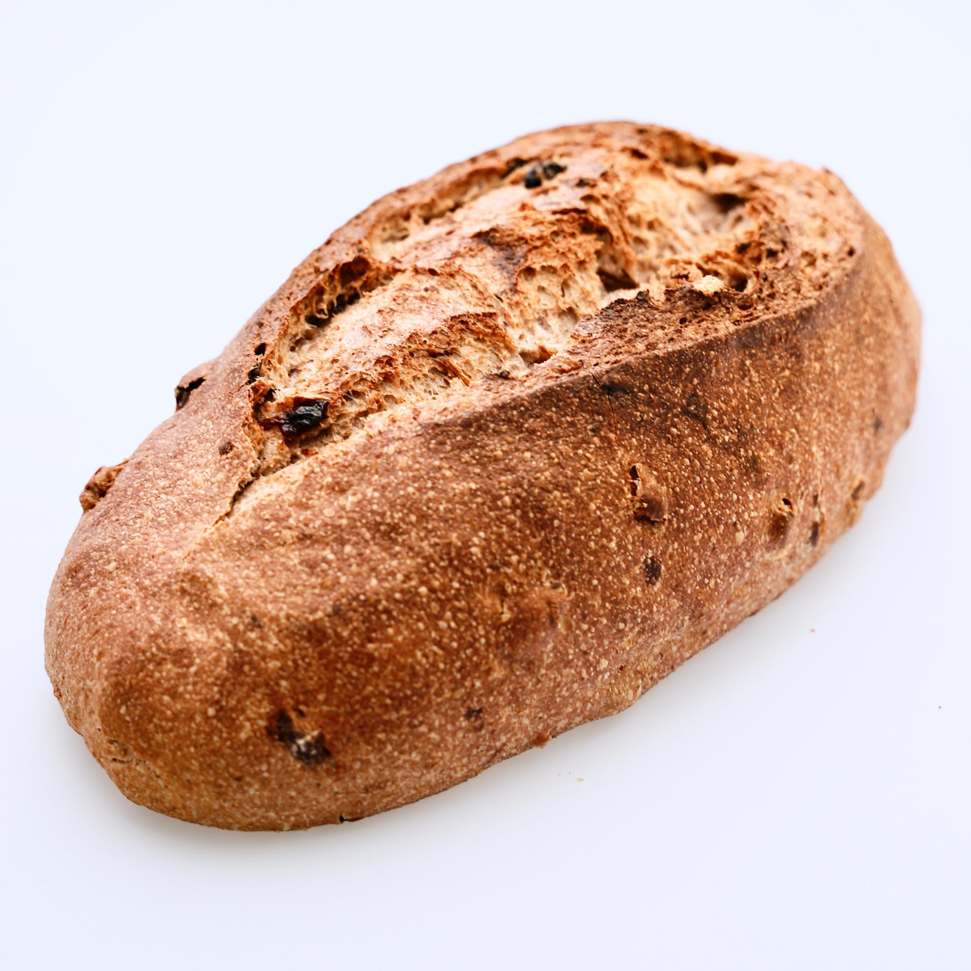 Pan oval ecológico con pasas y nueces