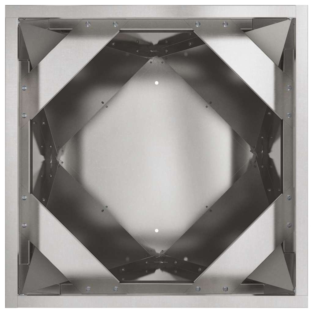 Jardinera Plateado 30 X 30 X 75 Cm Acero Inoxidable_5