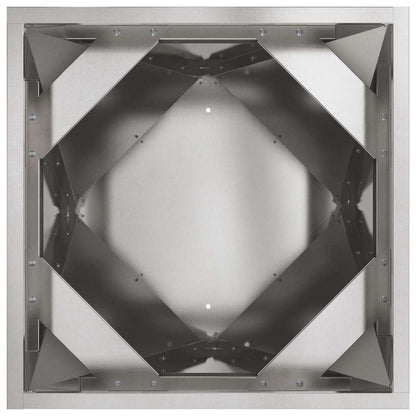 Jardinera Plateado 40 X 40 X 75 Cm Acero Inoxidable_5