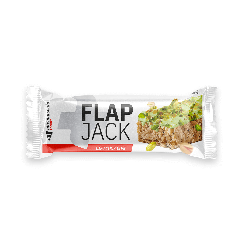Flapjack (barrita De Avena Energética) - 80g - Crema De Pistacho - Aporta Energía - Masmusculo_0