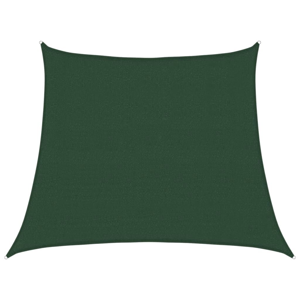 Vidaxl Toldo De Vela Verde Oscuro Hdpe 160 G/m² 3/4x3 M_0