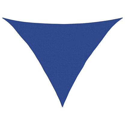 Vidaxl Toldo De Vela Triangular Hdpe Azul 160 G/m² 5x5x6 M_0