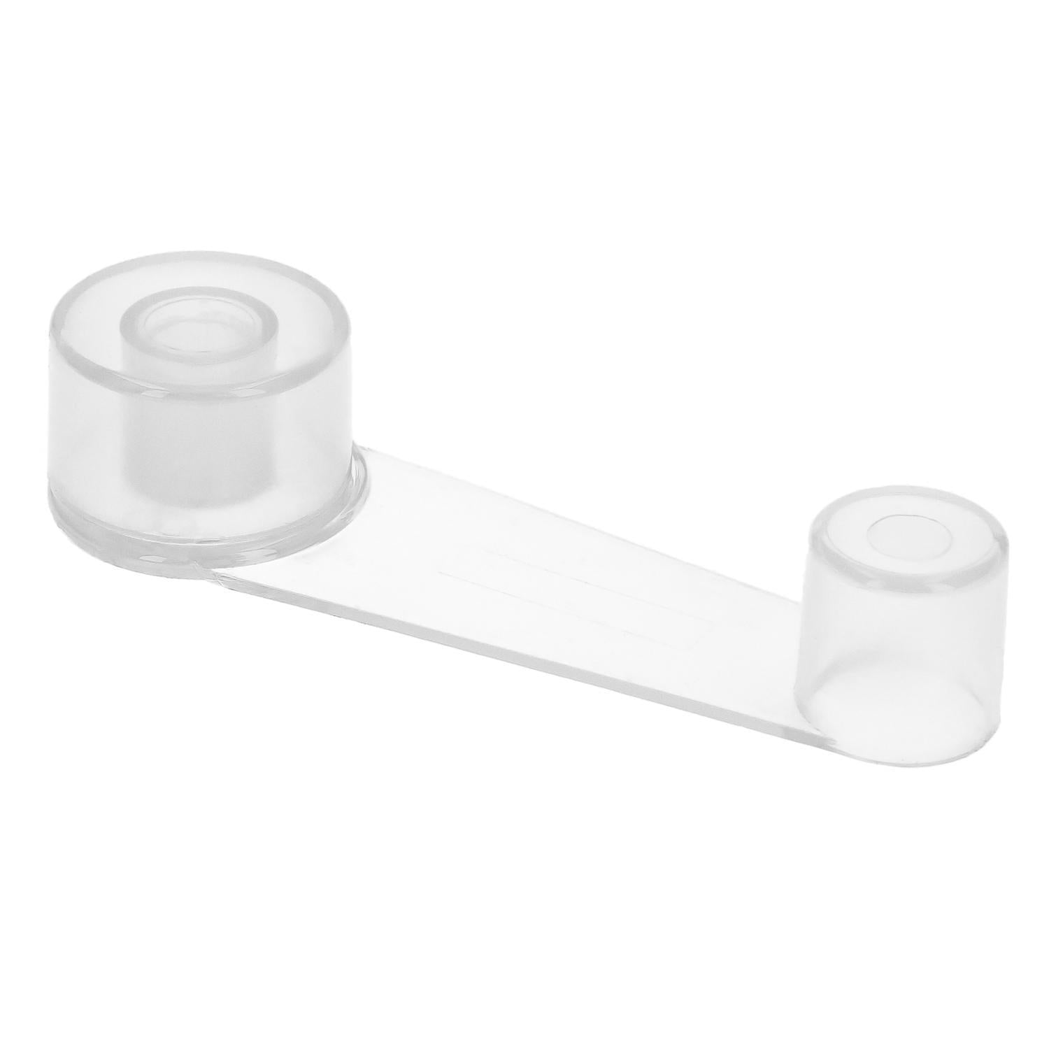 Tope Puerta Adhesivo Con Retenedor Transparente