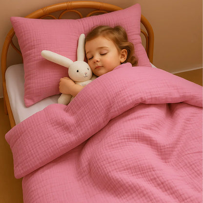 Funda Nórdica De Algodón Bio Rosa