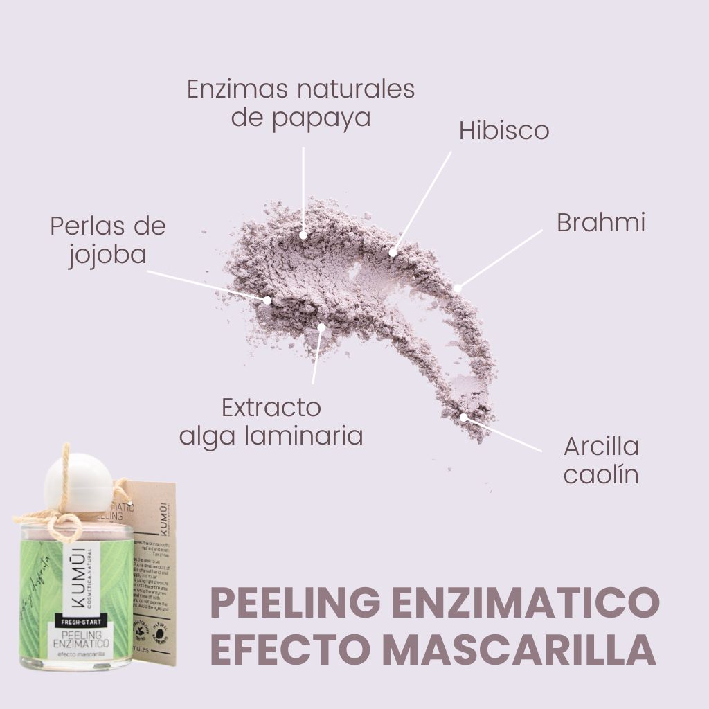 Peeling Enzimatico Con Efecto Mascarilla 2 En 1 - Formato Polvo KUMUI 30ml_2