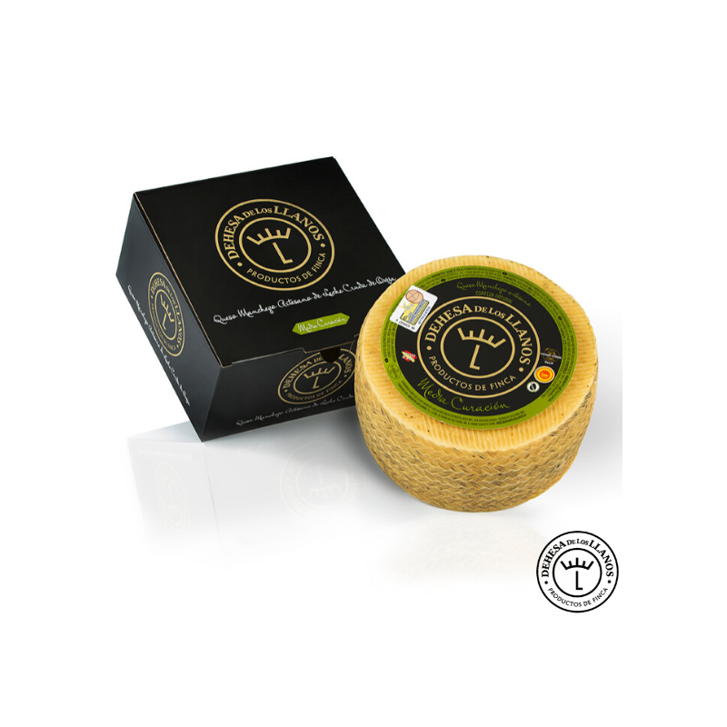 Queso Manchego Artesano Media Curación Con Denominación De Origen Protegida. Formato Pequeño 0,8 Kg. Queso Entero_0