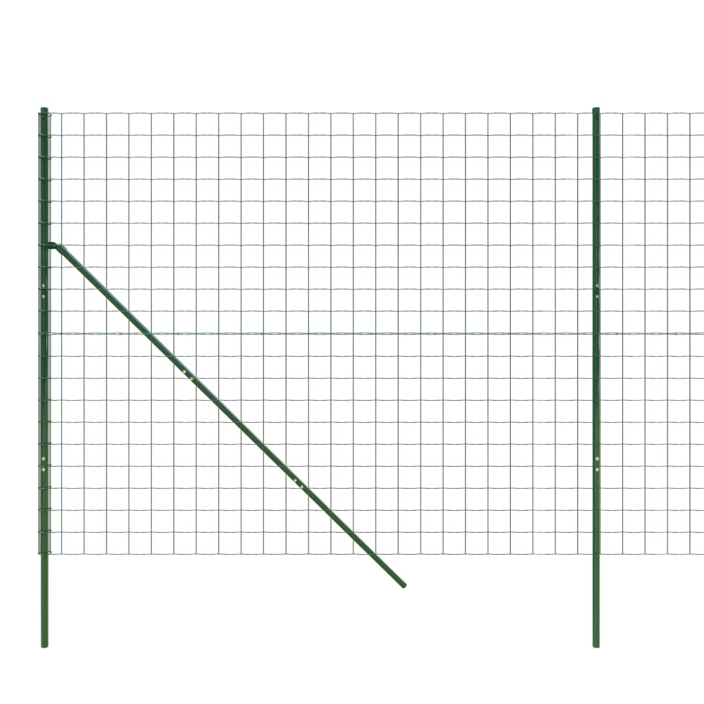 Cerca De Alambre De Acero Galvanizado Verde 1,4x25 M / Vetonek_2