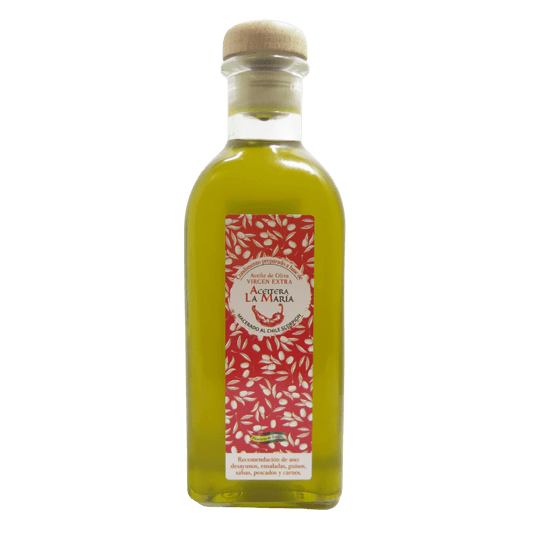 Aceite De Oliva Virgen Extra Macerado Al Chile Scorpion 50 Cl Con Vertedor_0