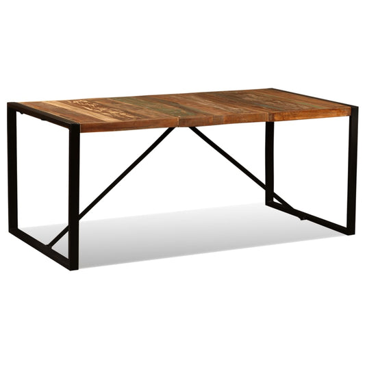 Mesa De Comedor De Madera Maciza Reciclada 180 Cm_0