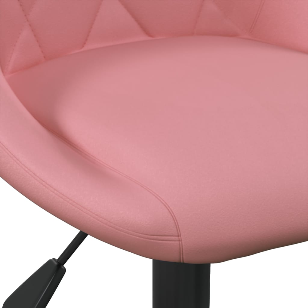 Taburete De Cocina De Terciopelo Rosa_5