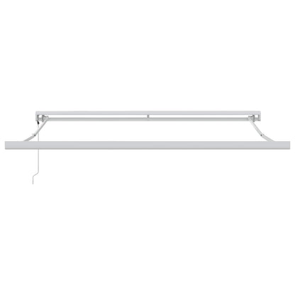 Toldo Retráctil Blanco 300 X 250 X 165 Cm Tela Y Metal_2