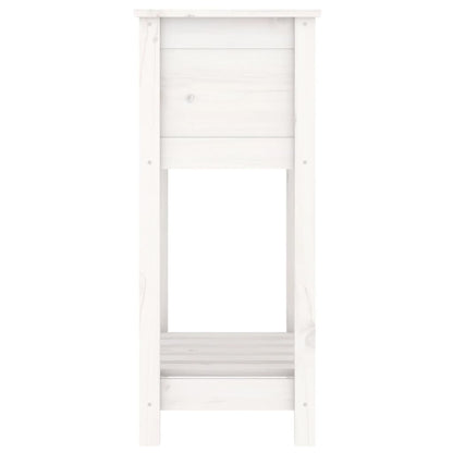 Jardinera De Madera Maciza De Pino Blanco 54x34,5x81 Cm_5