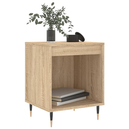 Mesitas Noche 2 Uds Madera Ingeniería Roble Sonoma 40x35x50 Cm_1