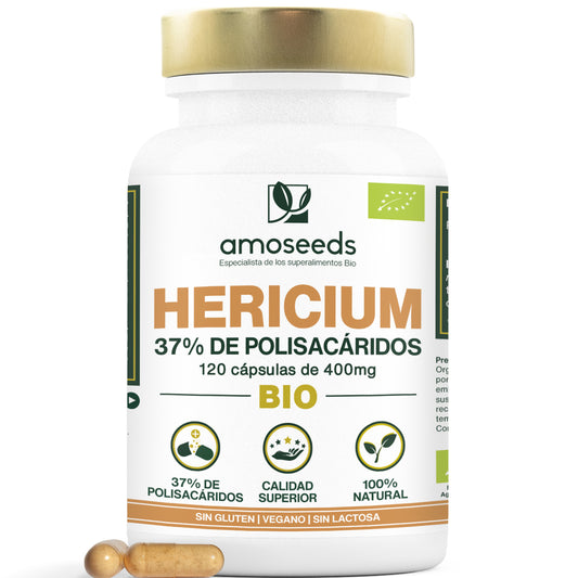 Hericium Bio, 37% Polisacáridos | 120 Cápsulas_0