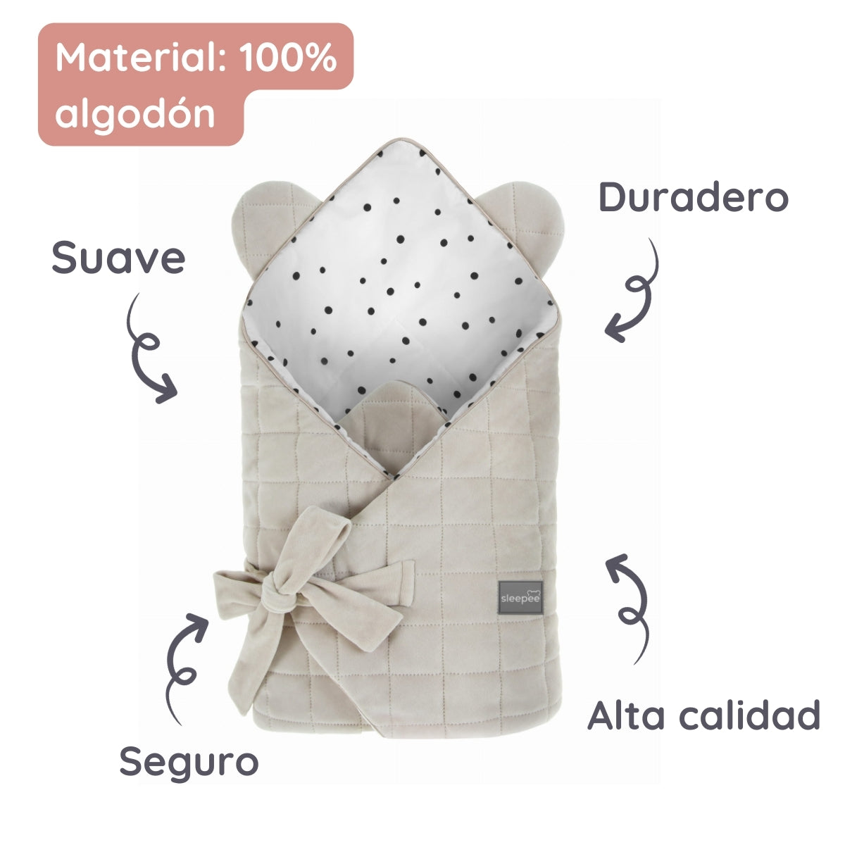 Saco Capazo Cuco Royal Baby Sand